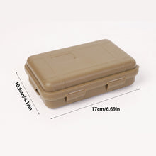 Load image into Gallery viewer, Outdoor EDC Tools Storage Box Pressure-Proof Waterproof Sealed Box Multi-function SOS Wilderness Survival Equipment Box