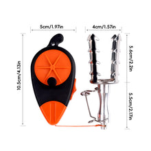 Load image into Gallery viewer, Professional Lure Bottom Snag Rescuer Stainless Steel Serrated Retrieval Tool with Line Winder Fishing Equipment