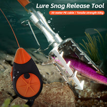 Load image into Gallery viewer, Professional Lure Bottom Snag Rescuer Stainless Steel Serrated Retrieval Tool with Line Winder Fishing Equipment