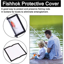 Load image into Gallery viewer, 1PC PVC Transparent Lure Bait Storage Bag Hook and Loop Scratch-resistant Loss-proof Protective Case Fishing Gear Isolation Pouch