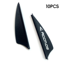 Load image into Gallery viewer, 10PCS 1.75-Inch High-Elastic Plastic Shield Archery Vanes Enhanced Flight Stability Trajectory Correction Bow Arrow Accessories
