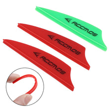 Load image into Gallery viewer, 10PCS 1.75-Inch High-Elastic Plastic Shield Archery Vanes Enhanced Flight Stability Trajectory Correction Bow Arrow Accessories