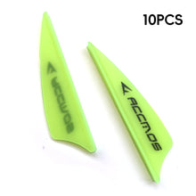 Load image into Gallery viewer, 10PCS 1.75-Inch High-Elastic Plastic Shield Archery Vanes Enhanced Flight Stability Trajectory Correction Bow Arrow Accessories