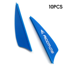 Load image into Gallery viewer, 10PCS 1.75-Inch High-Elastic Plastic Shield Archery Vanes Enhanced Flight Stability Trajectory Correction Bow Arrow Accessories