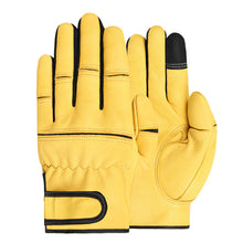 Load image into Gallery viewer, 1Pair Work Gloves Builder Gloves Machine Repair Gardening Gloves Light-Duty Safety Mechanic Gloves Imitation Sheepskin for Men Women