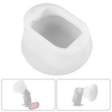 Load image into Gallery viewer, Universal Soft Silicone Camera Flash Light Cover Diffuser Dome Bounce Fit for Godox V860 V850 TT685 TT600 MF12 Photography Accessories