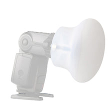 Load image into Gallery viewer, Universal Soft Silicone Camera Flash Light Cover Diffuser Dome Bounce Fit for Godox V860 V850 TT685 TT600 MF12 Photography Accessories