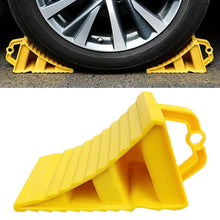Load image into Gallery viewer, Multipurpose Anti-Slip Car Wheel Chocks RV Wheel Chocks Portable Tire Chocks Wear-Resistant Tire Stopper for Trucks RVs