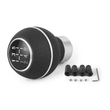Load image into Gallery viewer, 5 Speed Car Gear Shift Knob Cover Shift Lever Gear Level Knob Shift Head Leather&Aluminium For M8 M10 M11 M12