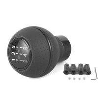 Load image into Gallery viewer, 5 Speed Car Gear Shift Knob Cover Shift Lever Gear Level Knob Shift Head Leather&Aluminium For M8 M10 M11 M12