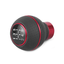 Load image into Gallery viewer, 5 Speed Car Gear Shift Knob Cover Shift Lever Gear Level Knob Shift Head Leather&Aluminium For M8 M10 M11 M12