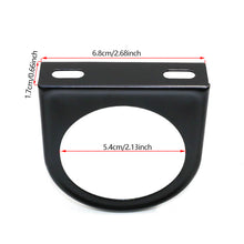 Load image into Gallery viewer, 52mm 2Inch Single Hole Car Gauge Mount Pod Holder Iron Black Gauge Bracket for Auto Motorcycle Meter Gauge Pillar