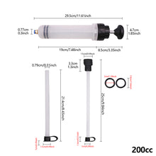 Load image into Gallery viewer, 200cc 500cc Car Fluid Extractors Pumps Oil Change Syringes With Hose Manual Fuels Suction & Filler Fluid Automotive Oil Change Evacuator