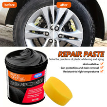 Load image into Gallery viewer, Car Bumper Repair Paste Restores Artificial Leather With Plastic Enhances Black Effect Car Polishing With Refurb Coating
