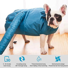 Load image into Gallery viewer, Pet Dogs Drying Bags Dryer Hair Blow Fast Portable Foldable Grooming Bag Household Quick Blowing Water For Large Small Dogs Cats