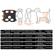 Load image into Gallery viewer, Dog Harness Traction Full Body Auxiliary Belt Shoulder Strap Adjustment For Outdoor Walking Weakness Rehabilitation Exercise
