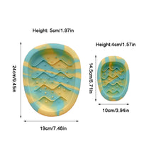 Load image into Gallery viewer, Silicone Dog Licking Bowl Dispensing Mats Pet Cat Slow Food Training Plate Feeding Pad Dog Feeder Plates Pets Supplies