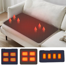 Load image into Gallery viewer, 5V Electric Heating Pad Multifunctional Portable Winter Warm Pet Heating Mat Blanket Pocket Safe Comfortable for Body Pets