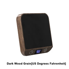 Load image into Gallery viewer, 45-70°C/113-158°F Cup Heater Mug Warmer 5 Gear Hot Tea Makers Heating Coaster Electric Hot Plate Thermostatic Coffee Heating Pad 110V/220V