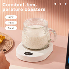 Load image into Gallery viewer, 55°C USB Electric Mug Mat Constant TemperatureIntelligent Warm Coaster for Coffee Milk Tea Office Home Office Desktop Cup Heater Gift