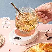 Load image into Gallery viewer, 55°C USB Electric Mug Mat Constant TemperatureIntelligent Warm Coaster for Coffee Milk Tea Office Home Office Desktop Cup Heater Gift