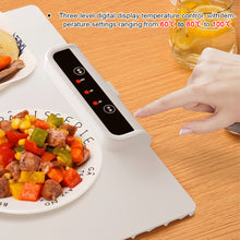 Load image into Gallery viewer, Electric Food Warmer Foldable Warming Tray Plate Warmer with 3 Temperature Levels 60°C-100°C Fast Heating Mat Warm Tray Winter Supplies