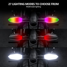 Load image into Gallery viewer, 2Pcs Motorcycle Projection Turn Signal Light Motorcycle LED Turn Signal Light Led Environment Turn Signal Light Highlight Warning Light