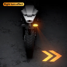 Load image into Gallery viewer, 2Pcs Motorcycle Projection Turn Signal Light Motorcycle LED Turn Signal Light Led Environment Turn Signal Light Highlight Warning Light
