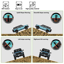 Load image into Gallery viewer, Multifunction Car Slope Inclinometer Level Tilt Gauge Indicator Slope Meter Gradient Balancer for Outdoor Camping Vehicle Compass