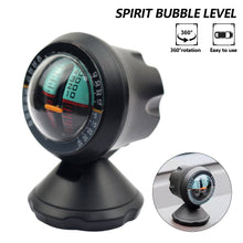 Load image into Gallery viewer, Multifunction Car Slope Inclinometer Level Tilt Gauge Indicator Slope Meter Gradient Balancer for Outdoor Camping Vehicle Compass
