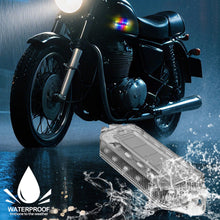 Load image into Gallery viewer, Solar Powered Car Warning Light LED Flashlight Indicator In-Night Caution Strobe Warning Light Running Lamp Clear For Motorcycle E-Bike