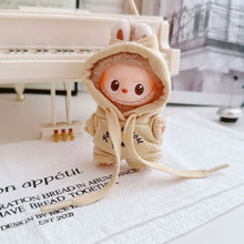 Load image into Gallery viewer, Mini Labubu Clothing Hoodie Pants For 10.5cm Labubu 4.0 The Monsters Pin for Love Series Doll Clothes Outfit Accessories