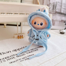 Load image into Gallery viewer, Mini Labubu Clothing Hoodie Pants For 10.5cm Labubu 4.0 The Monsters Pin for Love Series Doll Clothes Outfit Accessories