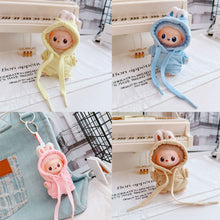 Load image into Gallery viewer, Mini Labubu Clothing Hoodie Pants For 10.5cm Labubu 4.0 The Monsters Pin for Love Series Doll Clothes Outfit Accessories