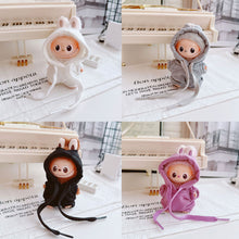 Load image into Gallery viewer, Mini Labubu Clothing Hoodie Pants For 10.5cm Labubu 4.0 The Monsters Pin for Love Series Doll Clothes Outfit Accessories