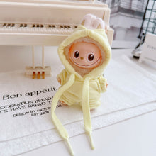 Load image into Gallery viewer, Mini Labubu Clothing Hoodie Pants For 10.5cm Labubu 4.0 The Monsters Pin for Love Series Doll Clothes Outfit Accessories