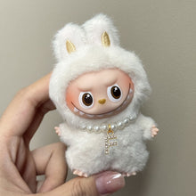Load image into Gallery viewer, For Mini Labubu Pendant Accessories Letters Pearl Necklaces For Labubu 4.0 Pin for Love Series Doll Clothes Accessories