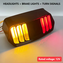 Load image into Gallery viewer, 12V Motorcycle Signal Lights Brake Turn Light Light Flowing Taillight DRL Daytime Running Lamp Brake Light