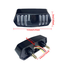 Load image into Gallery viewer, 12V Motorcycle Signal Lights Brake Turn Light Light Flowing Taillight DRL Daytime Running Lamp Brake Light