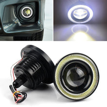 Load image into Gallery viewer, 2Pcs 30W Car Fog Lights Driving DRL Lamp COB Angel Eye 64/76/89mm Ambient Lamps Waterproof Daytime Running Bulb Headlight DC 12V
