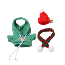 Load image into Gallery viewer, For Labubu 4.0 Clothes Christmas Snowman-Themed Hoodie Set Mini Plush Doll Clothing Fashion Doll Accessories Gift