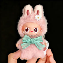 Load image into Gallery viewer, For Mini Labubu 4.0 The Monsters Pin for Love Series Spring in the Wild Animal Jumpsuit Set For Labubu Doll Accessories Gift