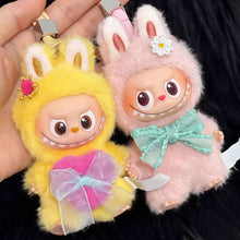 Load image into Gallery viewer, For Mini Labubu 4.0 The Monsters Pin for Love Series Spring in the Wild Animal Jumpsuit Set For Labubu Doll Accessories Gift
