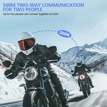 Load image into Gallery viewer, Bluetooth 5.3 Digital Display Motorcycle Helmet Bluetooth Headset Wireless Hands-free Calling & Music Player FM IPX5 Waterproof Intercom Communication System