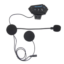 Load image into Gallery viewer, Motorcycle Helmet Bluetooth Headset Wireless Hands-free Calling & Music Player Bluetooth V4.0+EDR Waterproof Intercom Communication System for Riding