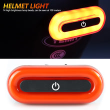 Load image into Gallery viewer, Rechargeable Motorcycle Helmet Safety Light with LED Strobe Multi-use Warning Light for Motorcycle Bicycle Cycling Taillight