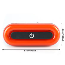 Load image into Gallery viewer, Rechargeable Motorcycle Helmet Safety Light with LED Strobe Multi-use Warning Light for Motorcycle Bicycle Cycling Taillight