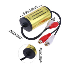 Load image into Gallery viewer, Car Audio Filter for Anti-Interference & Noise Filtering Audio Source Purification Sound Quality Enhancement