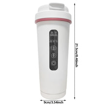Load image into Gallery viewer, 12V/24V 500ml Smart Car Heating Cup 316 Stainless Steel Electric Kettle for Vehicle Auto Boiling Water Warmer Bottle Thermos Travel Office