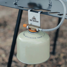 Load image into Gallery viewer, Multi-purpose Outdoor Hang Gas Canister Hook Gas Tank Hook With Hanging Plate Bottle Opener Camping Table Gas Stove Tank Hook